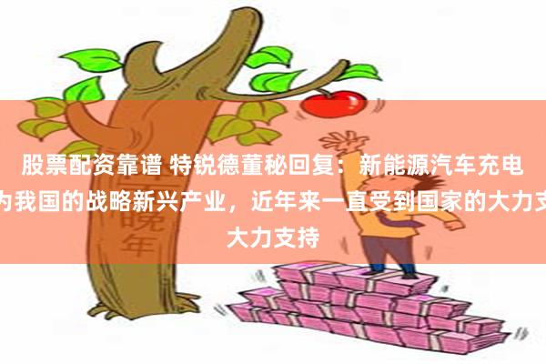 股票配资靠谱 特锐德董秘回复：新能源汽车充电作为我国的战略新兴产业，近年来一直受到国家的大力支持