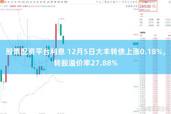 股票配资平台利息 12月5日大丰转债上涨0.18%，转股溢价率27.88%