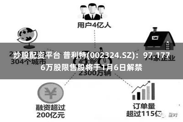 炒股配资平台 普利特(002324.SZ)：97.1776万股限售股将于1月6日解禁