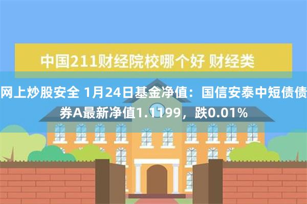 网上炒股安全 1月24日基金净值：国信安泰中短债债券A最新净值1.1199，跌0.01%